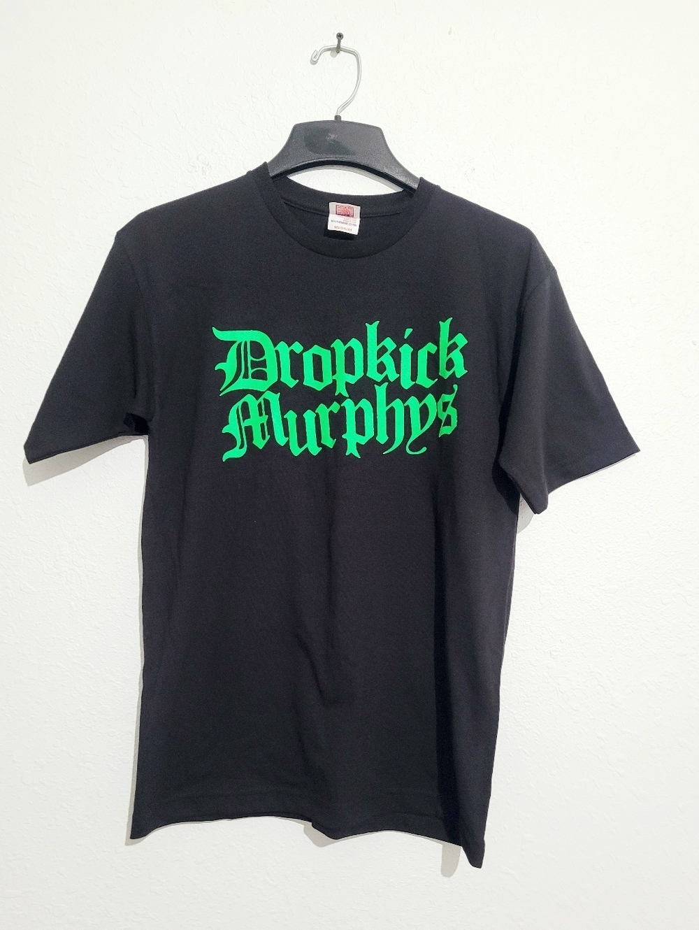 Dropkick Murphys T-Shirt Medium Black Fighting Nazis Since 1996 Punk Band Tee US